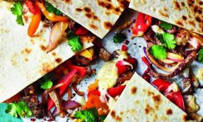 Steak & pepper quesadillas